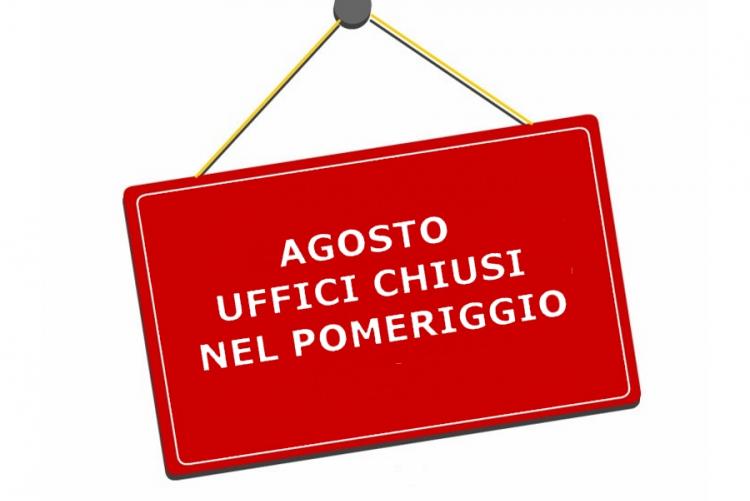 Immagine di un cartello con la scritta uffici chiusi