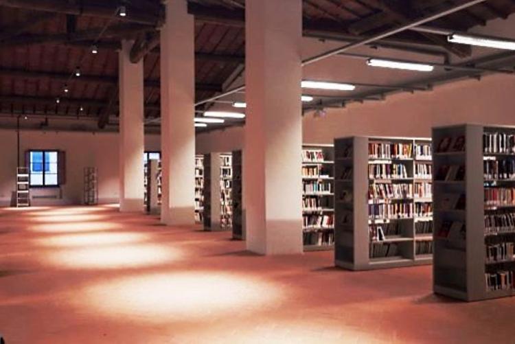 Foto della biblioteca dei bottini dell'olio