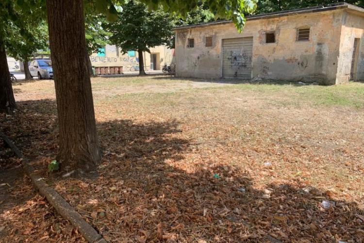 Giardino interno del complesso della Chiccaia