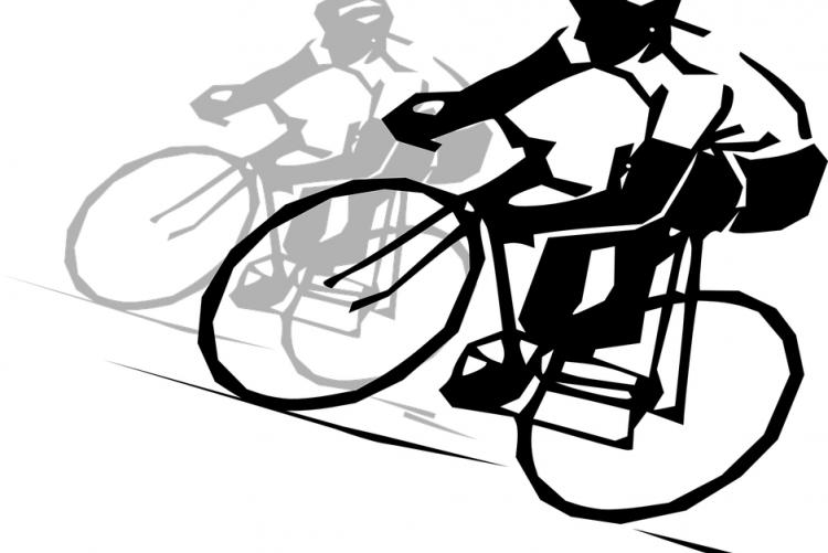 immagine di un ciclista
