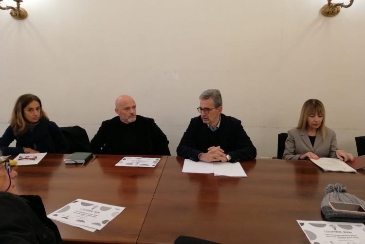 nella foto, un momento della conferenza stampa