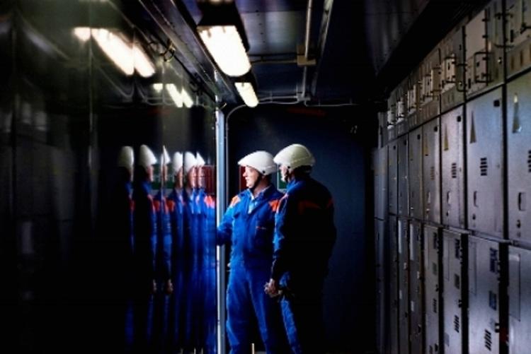 Foto di tecnici Enel a lavoro