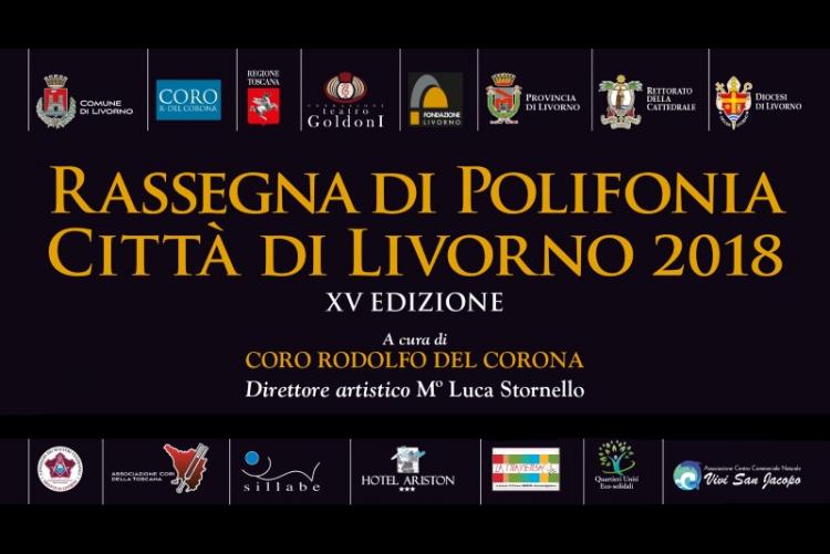 Immagine della locandina della Rassegna di Polifonia “Città di Livorno”