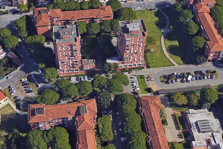Un'immagine del quartiere Salviano dall'alto