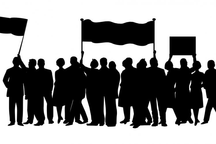 Disegno di una manifestazione