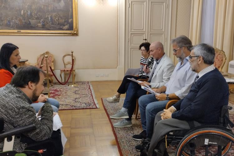 nella foto, la presentazione dell'evento