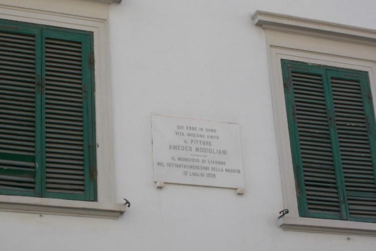 immagine di casa natale di Modigliani 